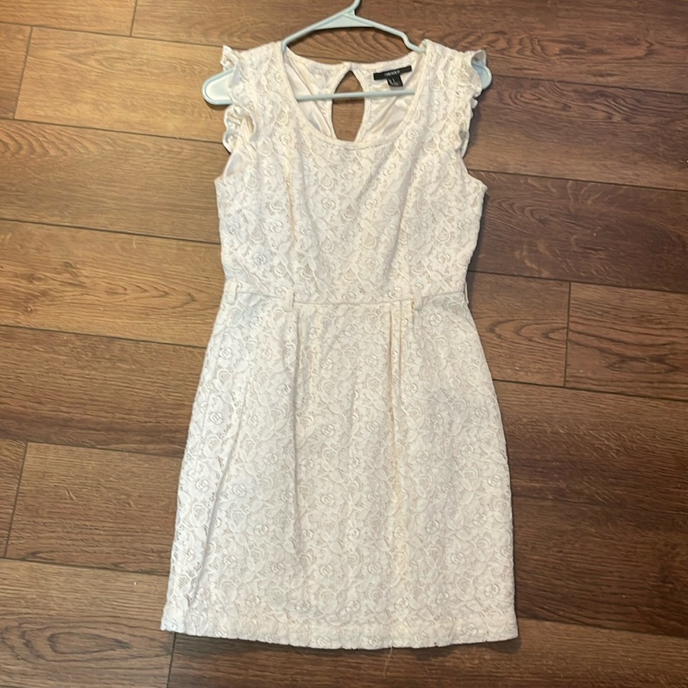 Forever 21 Ivory Lace Dress